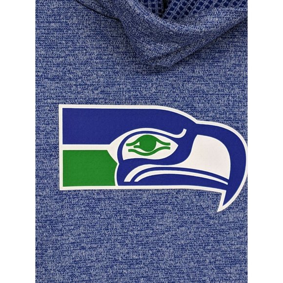 Nike DRI FIT Seattle Seahawks Retro Logo NFL Football Pullover Sweatshirt S - Picture 5 of 6